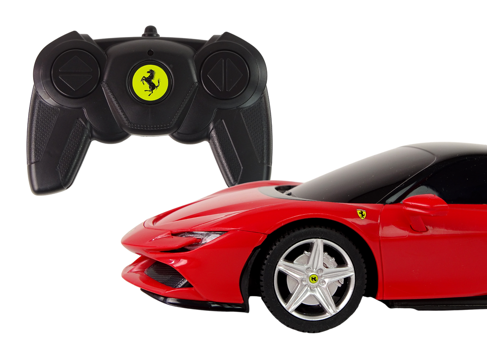 R/C Ferrari SF90 Rastar Scheinwerferlicht Ferngesteuert Spielzeug Auto