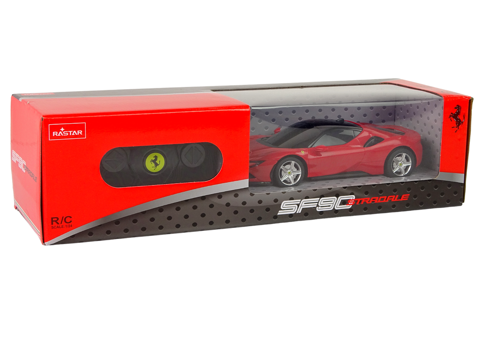 R/C Ferrari SF90 Rastar Scheinwerferlicht Ferngesteuert Spielzeug Auto