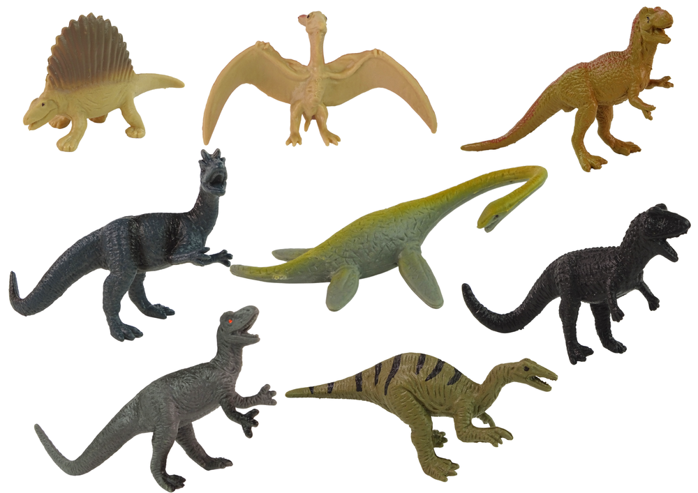 Set Dinosaurier Figur Tierfiguren Dinosaurierfiguren Tiere Bäume Stein