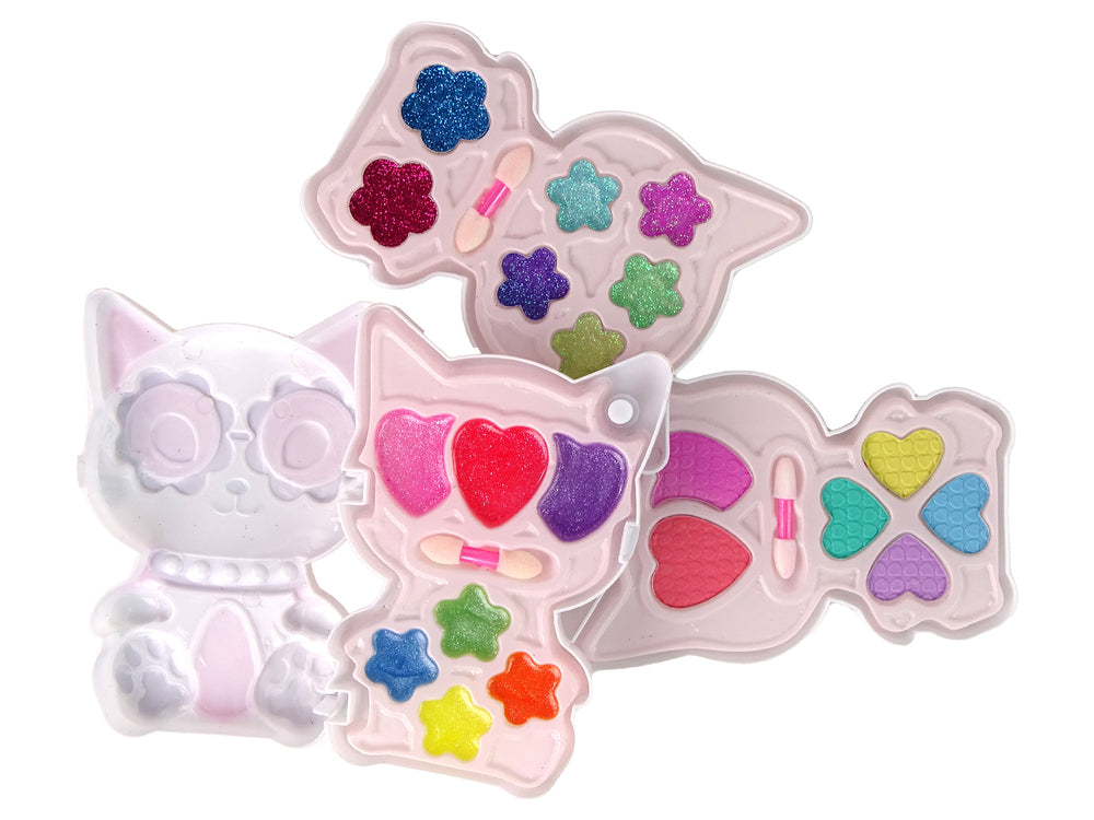 Beauty-Set Katze Palette Schminkpalette Katzenform Spielzeug Mädchen