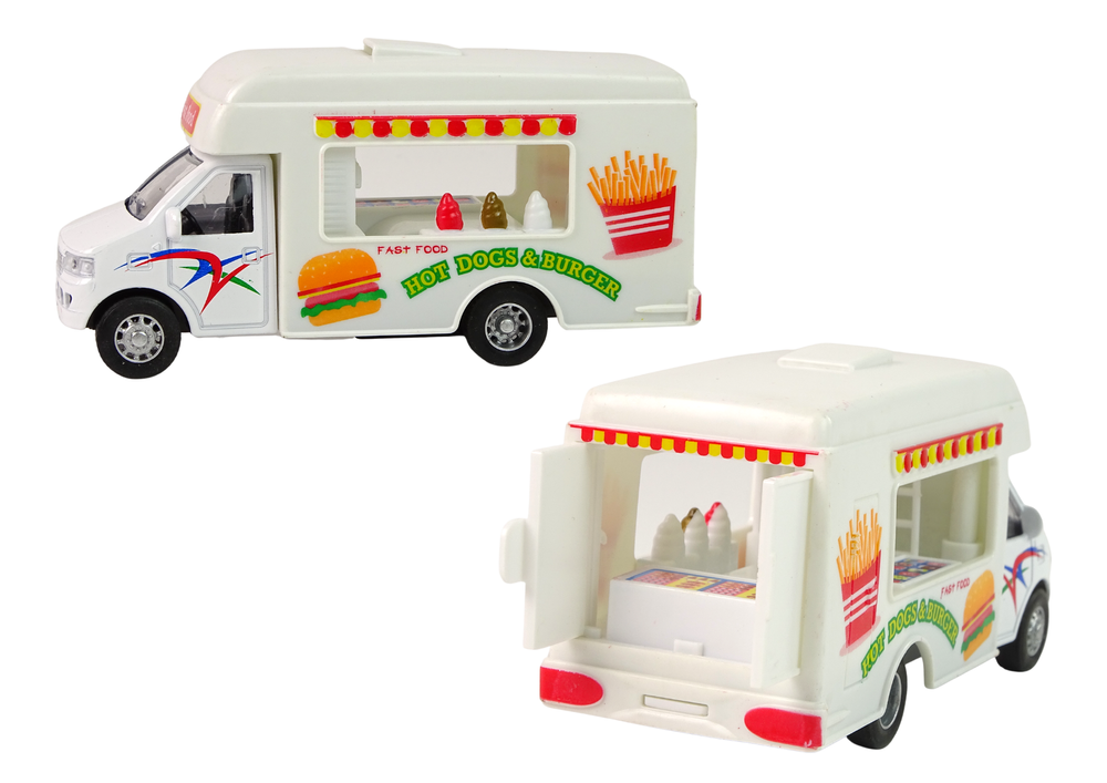 Auto Camper Ice Cream Shop Fastfood Spielzeug Fahrzeug Set Wohnmobil