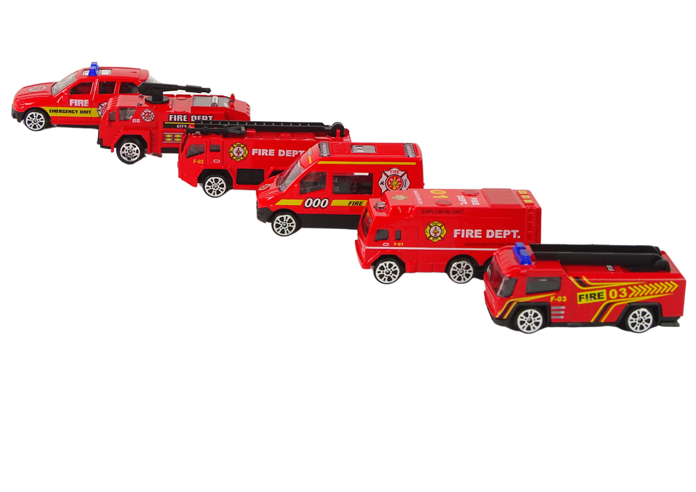 Feuerwehr Auto Spielzeug Fahrzeug Set Feuerwehrautos Modell Aufkleber