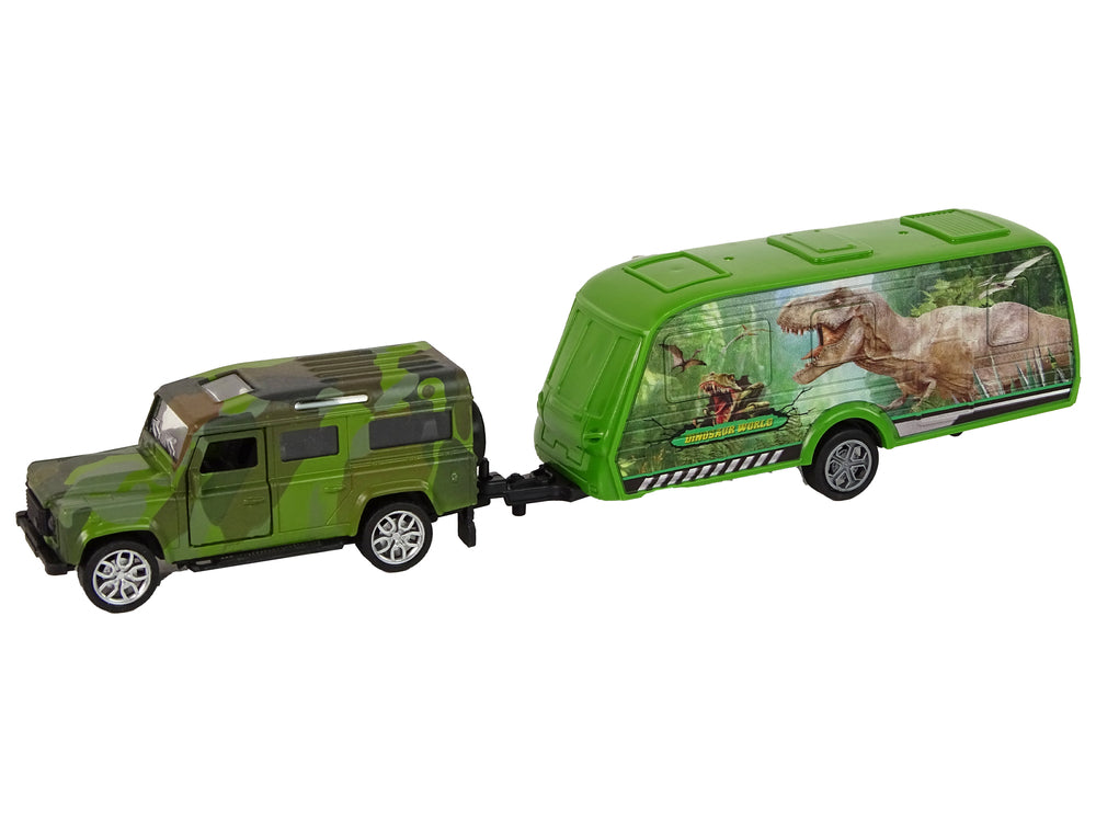 Jeep-Fahrzeugset Dinosaurier Anhänger Camper Auto Aufkleber Set Jeep