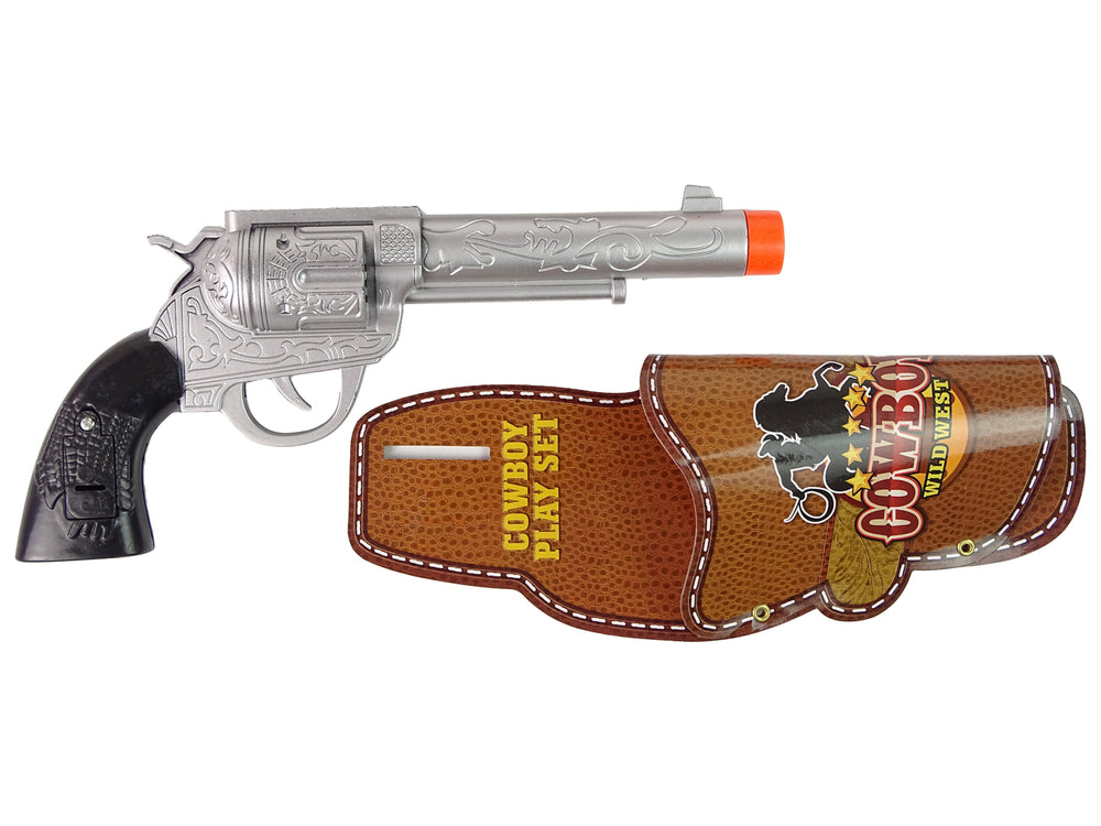 Schrotflinte Revolver Cowboy-Set Accessoire Karneval Pistole Sheriff