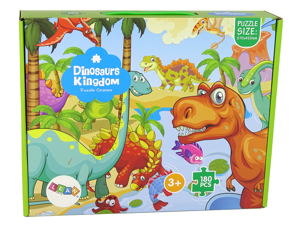 Dinosaurier Puzzle Puzzlematte Kinderpuzzle Dino Puzzlebrett 180 Teile