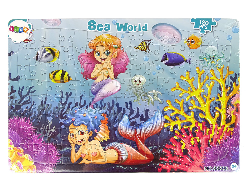 Meerjungfrau Mermaid Mädchen Puzzle Holzpuzzle Kinderpuzzle 120 Teile