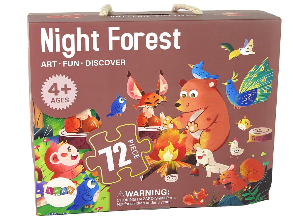 Wald Tiere Puzzle Puzzlematte Kinderpuzzle Puzzlebrett 72 Teile