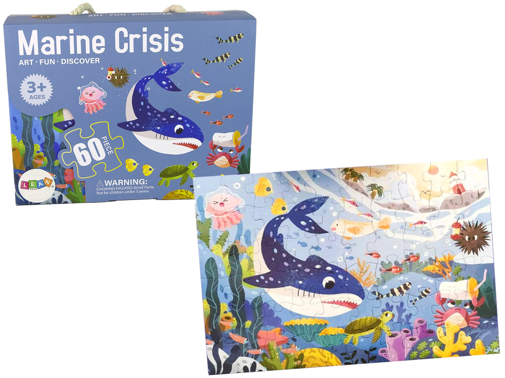 See Puzzle Tierpuzzle Walfisch Meer Krabben Ozean Puzzle 60 Teile