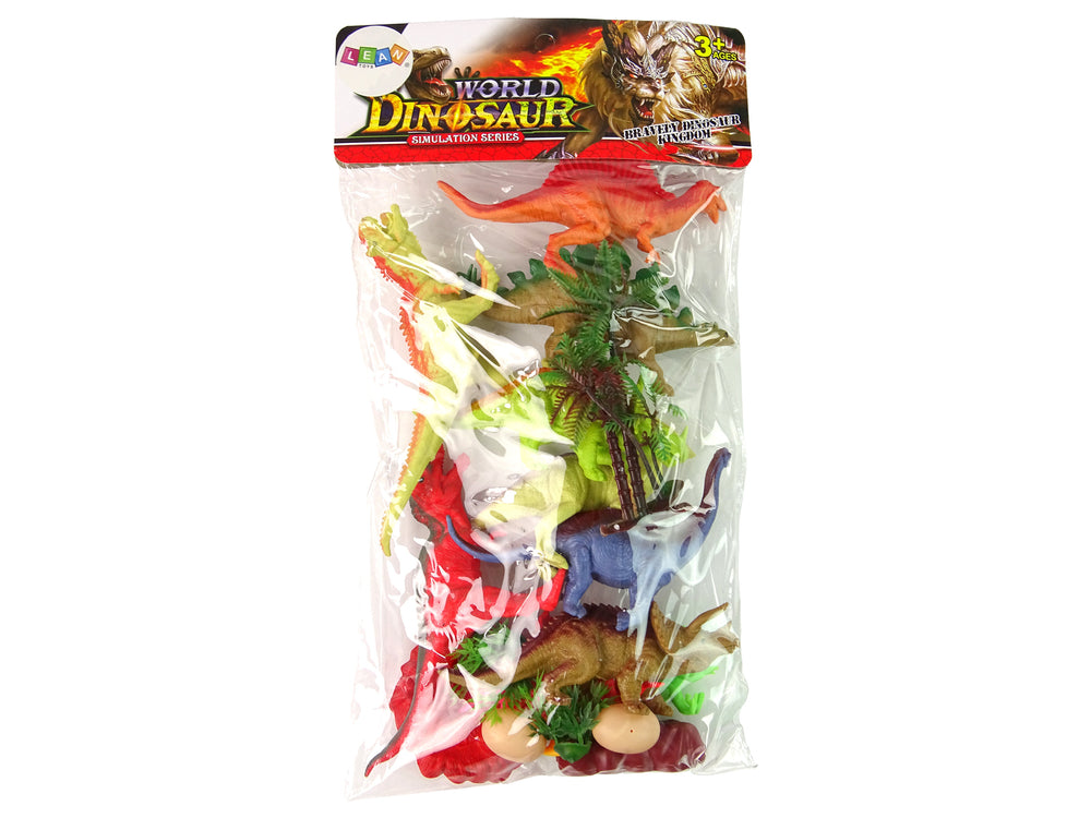 Set Dinosaurierfiguren Zubehör Spielzeug Dinosaurier Steine Bäume Eier