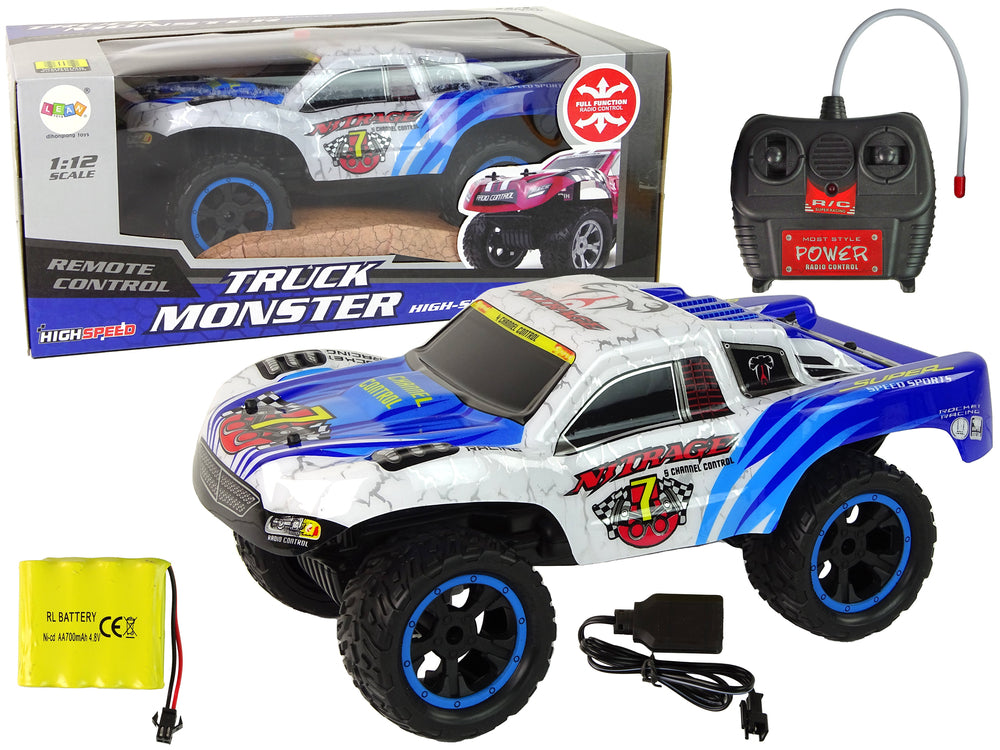 Auto Ferngesteuert Truck Monster Fahrzeug Set Batterie Spielzeug RC