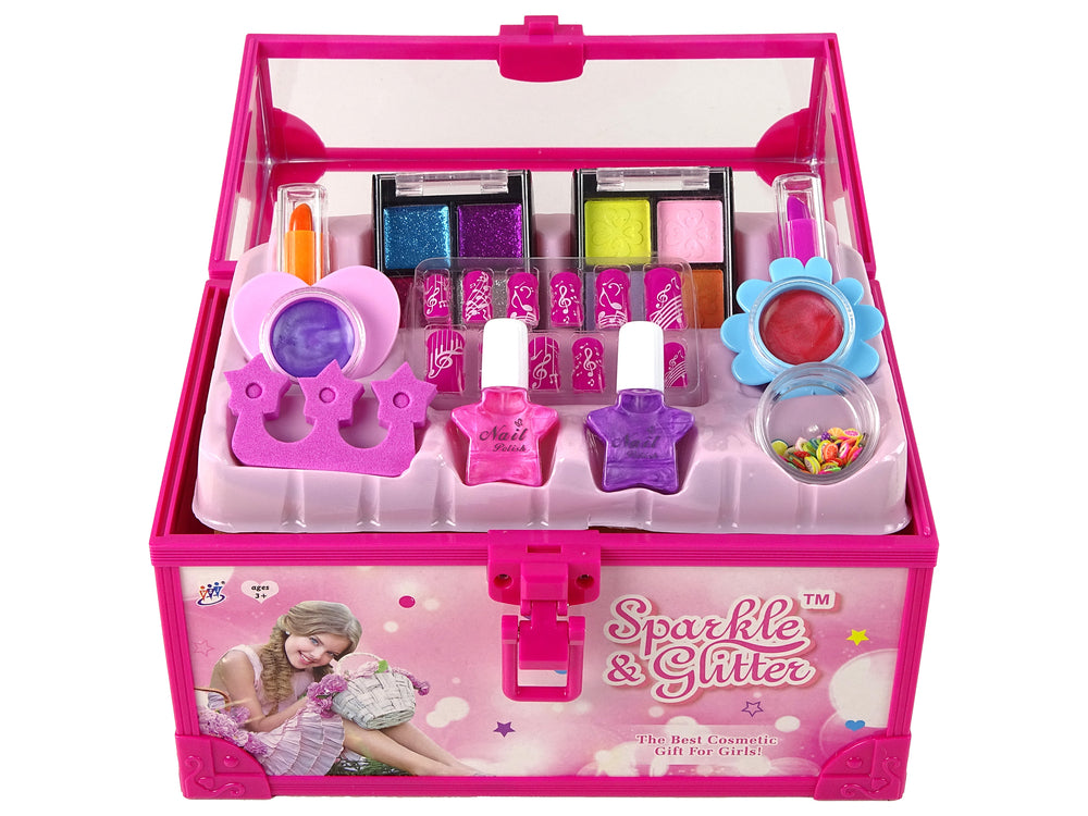 Mädchen Schminkset Kinder Make-Up Set Koffer Schönheitsset Beauty-Set