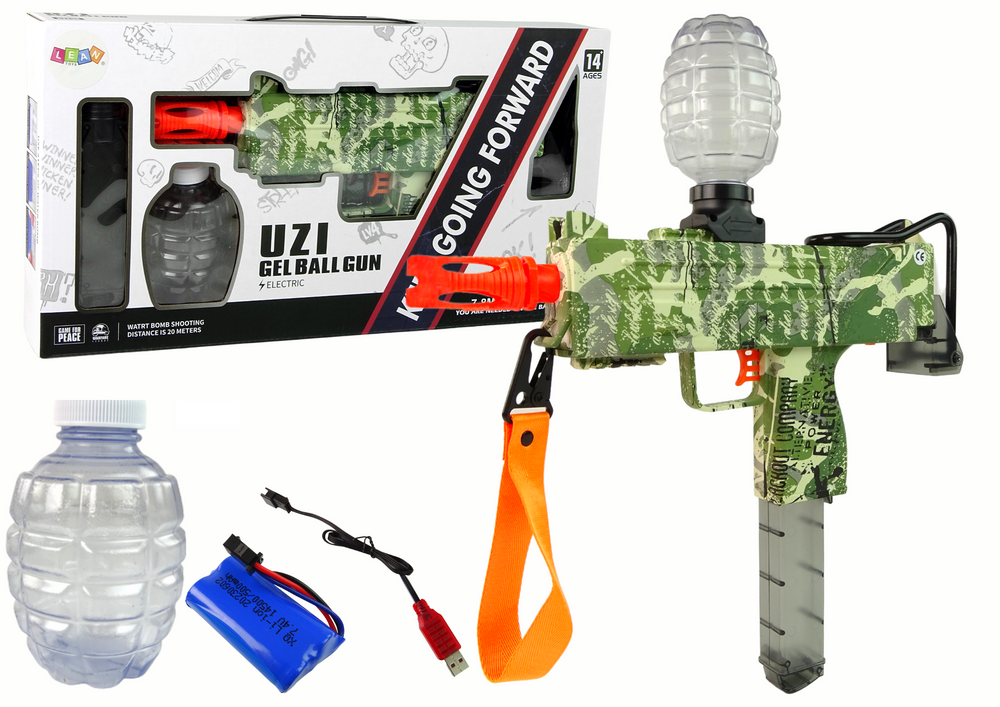 Luftpistolen-Set Elektrisch Camouflage Pistole Spielzeug Magazin Waffe