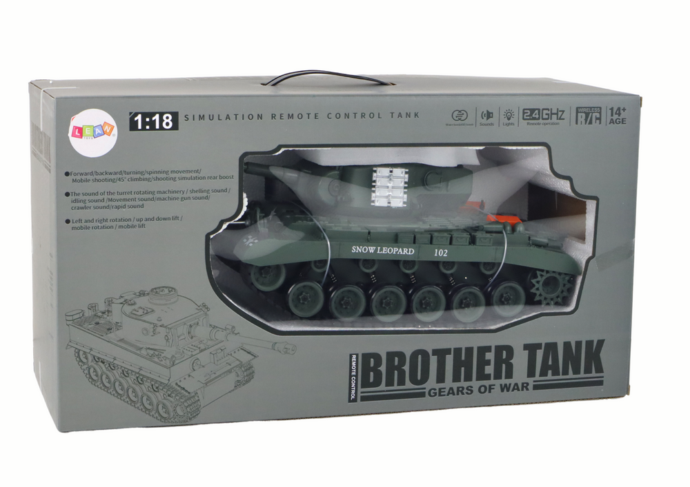 RC Panzer Kanone Ferngesteuert Militär Waffen Krieg Spielzeug Tank