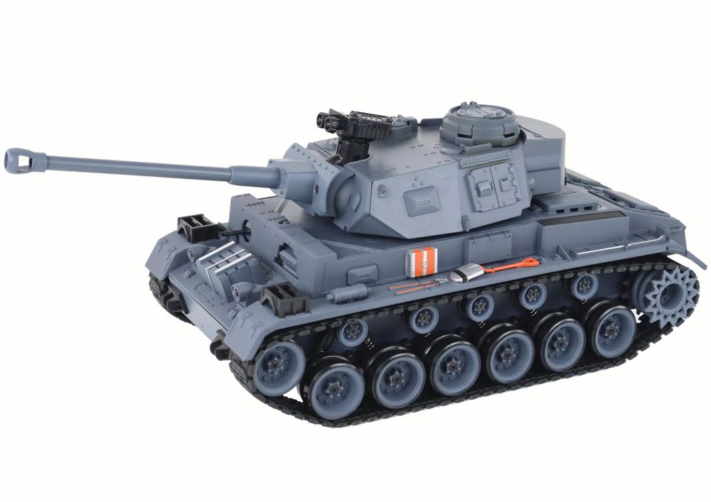 RC Tank Panzer Spielzeug Lichter Schussgeräusche Rauch Sounds LED