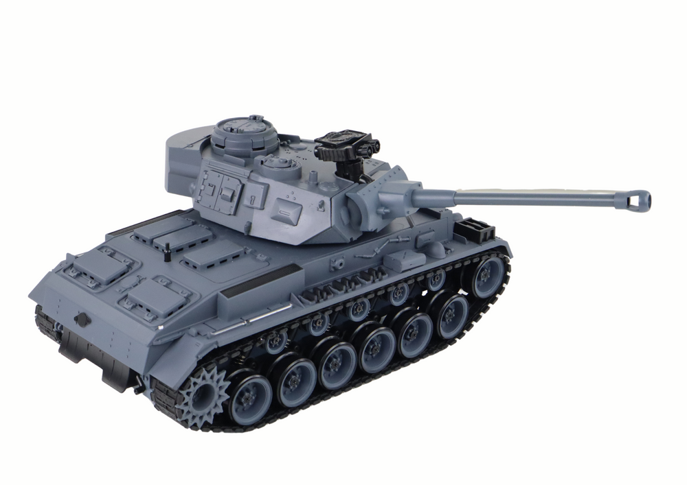 RC Tank Panzer Spielzeug Lichter Schussgeräusche Rauch Sounds LED