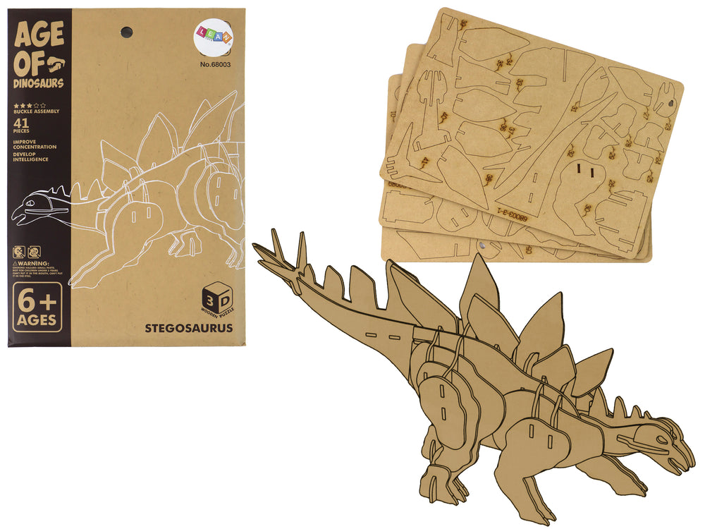 Stegosaurus Dinosaurier Dino Puzzle Puzzlematte Kinderpuzzle 41 Teile