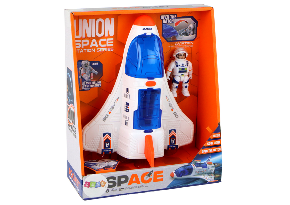 Weltraummission Weltraumset Weltraumrakete Kosmonaut Set Space Mission