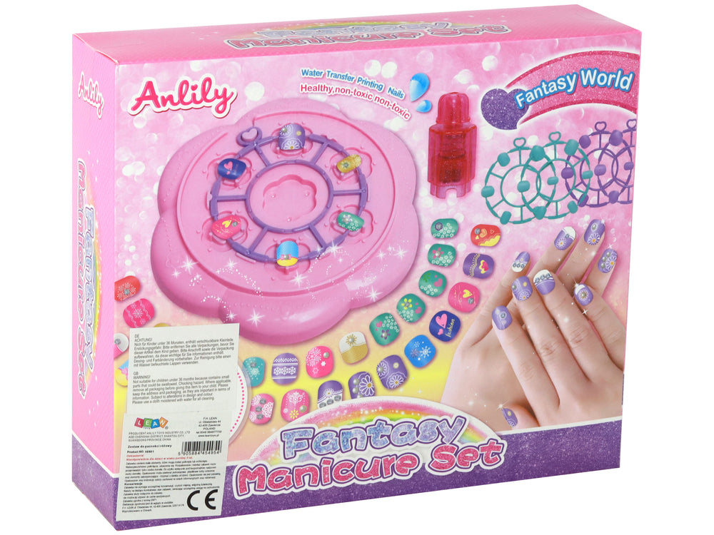 Nagelset Sticker Diamanten Mädchen Aufkleber Spielset Nageldesign Set