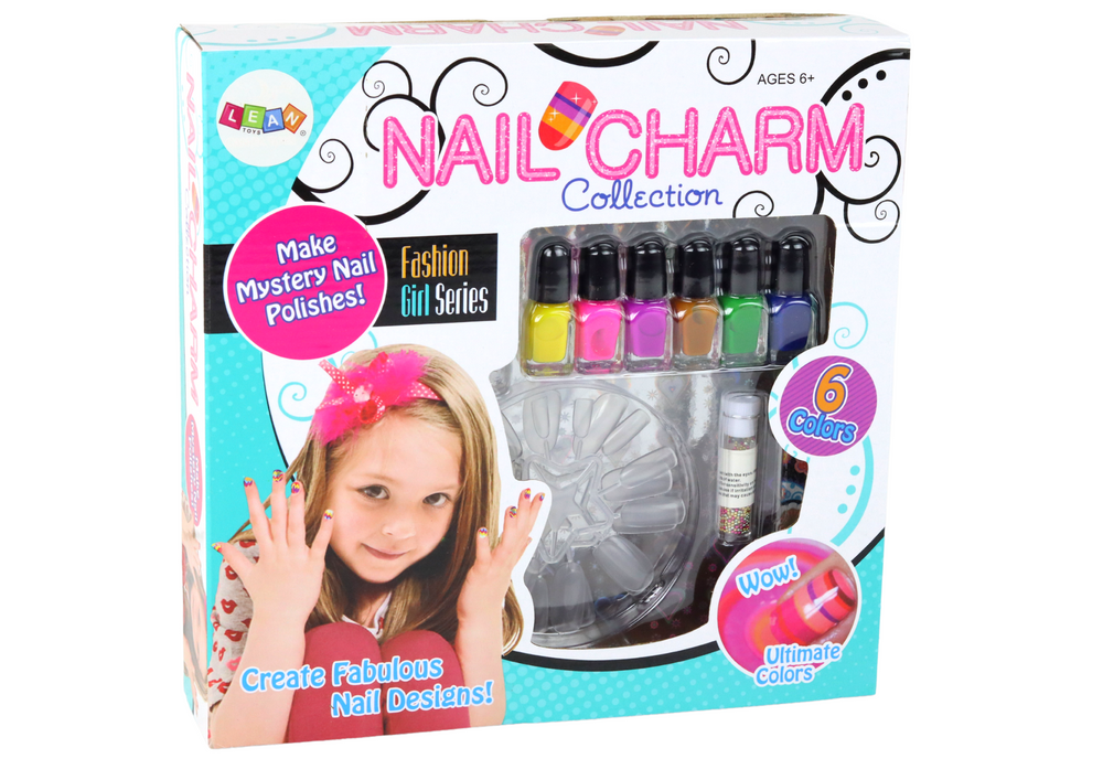 Nagellack-Set Maniküre Lacke Kindernagelset Muster Nagelfeile Lacke