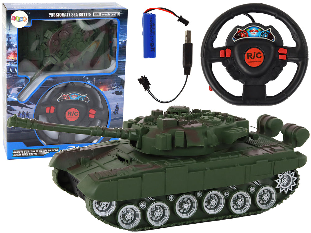 Ferngesteuert R/C Tank Panzer Licht Sound Ton Militär Spielzeug