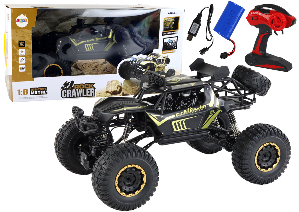 Ferngesteuert Auto Rallye Offroad Geländewagen Lichter LED Spielzeug