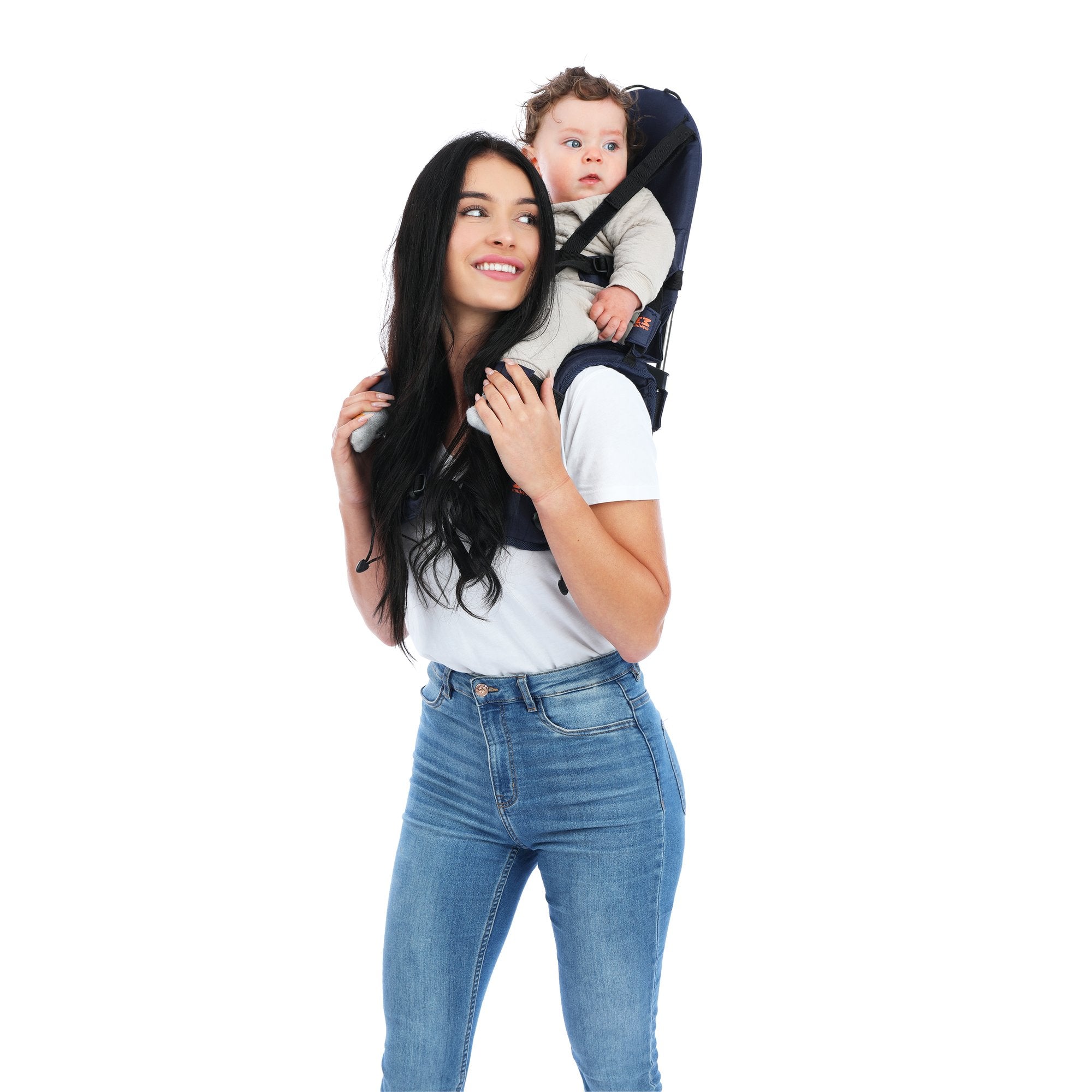 MINIMEIS G3 Baby Schultertrage mit Rückenunterstützung 6 Monate - 5 Jahre & bis zu 18kg