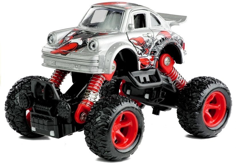 Auto Monster Truck Auto Fahrzeug Spielzeug Autokoffer Metall Pullback