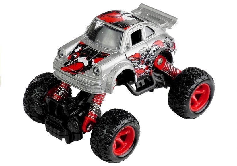 Auto Monster Truck Auto Fahrzeug Spielzeug Autokoffer Metall Pullback