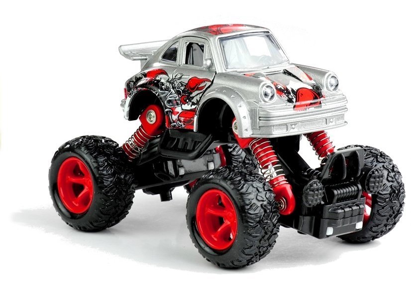 Auto Monster Truck Auto Fahrzeug Spielzeug Autokoffer Metall Pullback