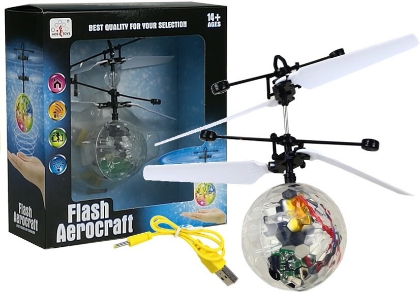 Flugball Flying Hover Ball Fliegend Spinner Magisch Spielzeug Lichter