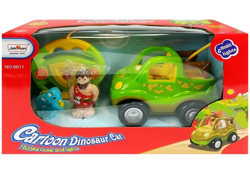 Auto Safari Dinosaurier Ferngesteuert RC SUV Neandertaler Spielzeug