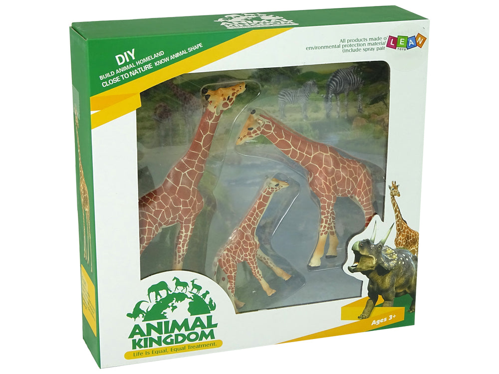 Giraffenfiguren Familie Afrika Giraffen Tierfiguren Set Spielzeug