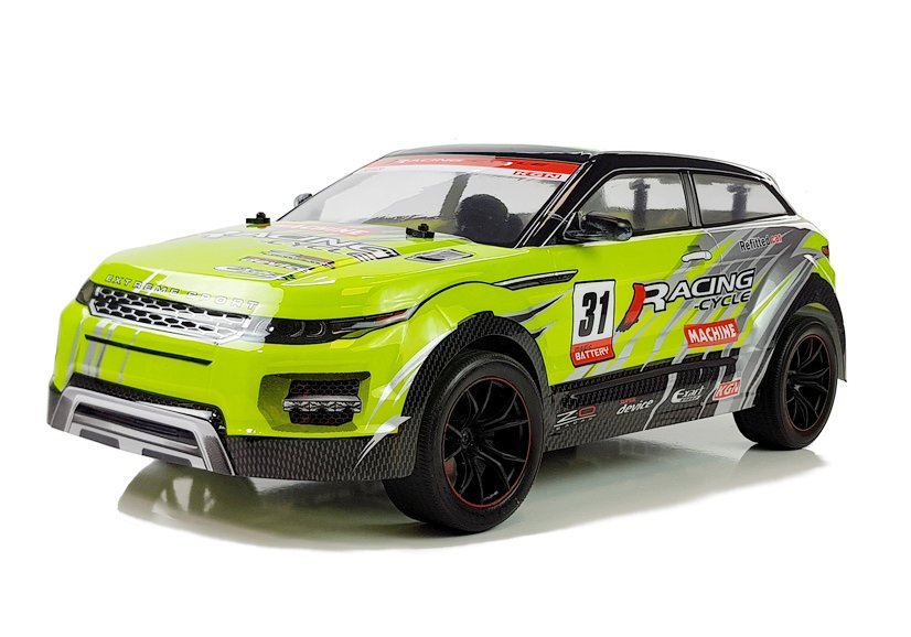 Ferngesteuert Auto R/C Off-Road Gummiräder Rennauto Lichteffekte