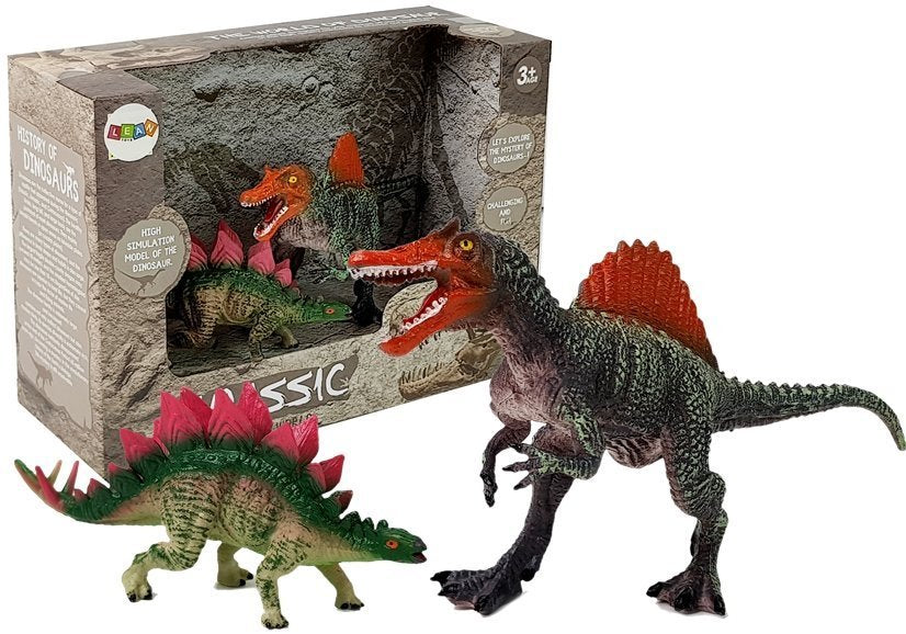 Figurenset Dinosaurier Spinosaurus Stegosaurus Dinosaurierfiguren Tier