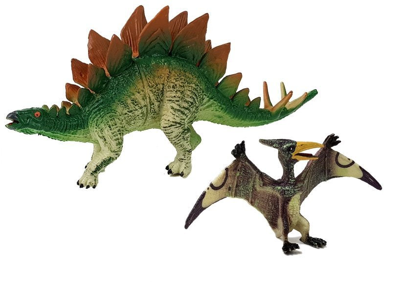 Set Stegosaurus Pteranodon-Dinosaurier Figuren Dinosaurierfigur Tiere