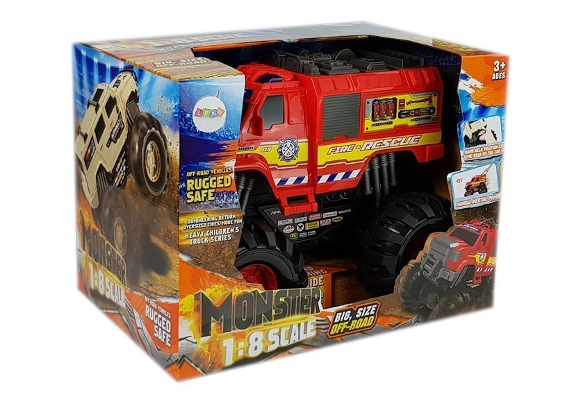 Monster Auto Truck Feuerwehrauto Fahrzeug Kinderauto Offroad Spielzeug