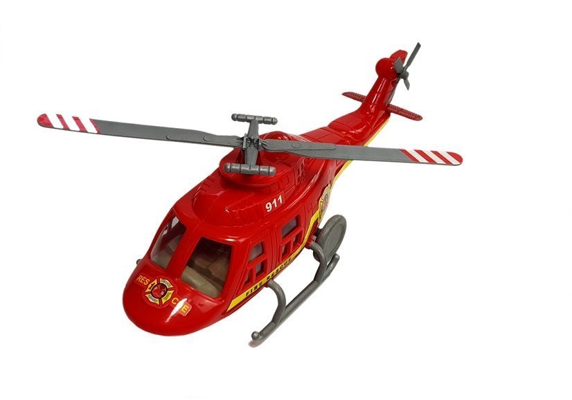 Set Feuerwehrfahrzeugen Helikopter Licht Geräusche Motorrad Spielzeug