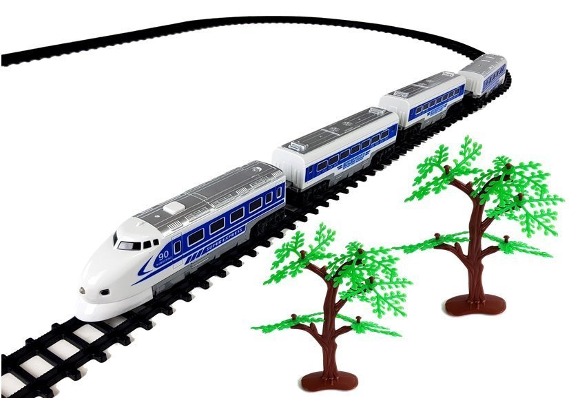 Pendelzug Sound Licht Spielzeug Freizeit Lokomotive Waggons Gleis Zug