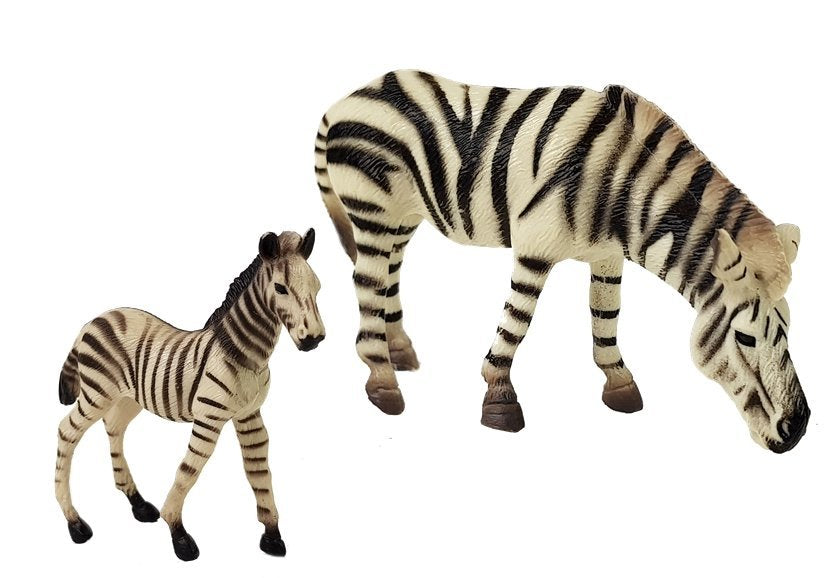 Figurenset Tiere Afrika Nilpferd Zebra Wildtiere Figuren Spielzeug Set