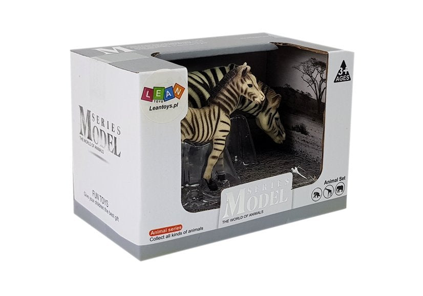 Figurenset Tiere Afrika Nilpferd Zebra Wildtiere Figuren Spielzeug Set