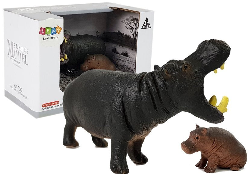 Figurenset Tiere Afrika Nilpferd Zebra Wildtiere Figuren Spielzeug Set