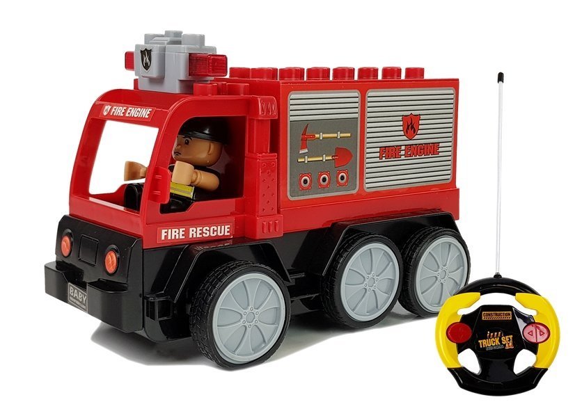 Ferngesteuert Feuerwehrauto R/C Militär Rettung Fahrzeug Spielzeug