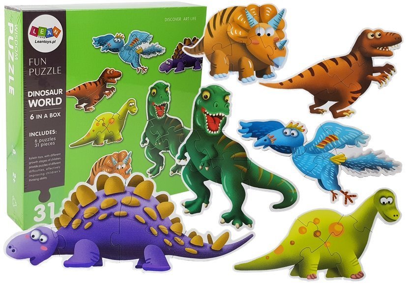 Dinosaurier Dino Puzzle Puzzlematte Kinderpuzzle Puzzlebrett 31 Teile