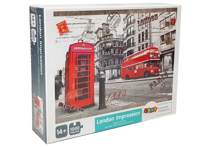 London Stadt Puzzle Puzzlematte Kinderpuzzle Puzzlebrett 1000 Teile