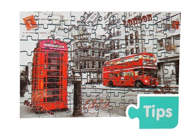 London Stadt Puzzle Puzzlematte Kinderpuzzle Puzzlebrett 1000 Teile