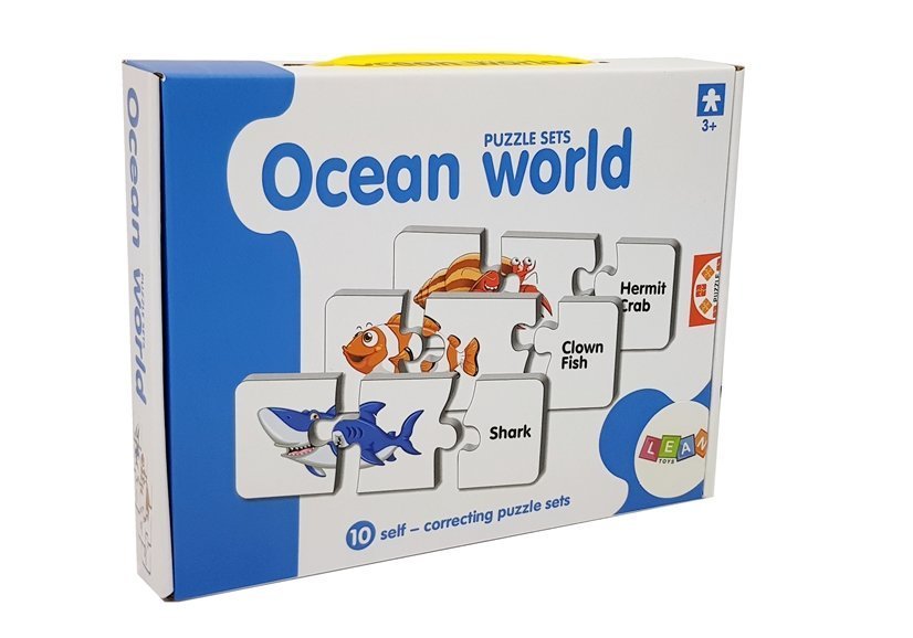 Lernpuzzle Kinder Ozean Englisch Wale Kinderpuzzle Dinowelt 10 Teile