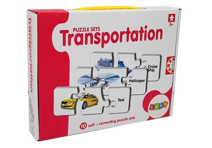 Kinder Transport LKW Verkehr Bahn Zug Kinderpuzzle Puzzle 10 Teile