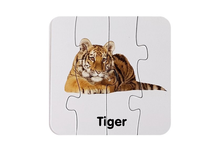 Kinder Wilde Tiere Pferd Löwe Tierpuzzle Kinderpuzzle Puzzle 10 Teile