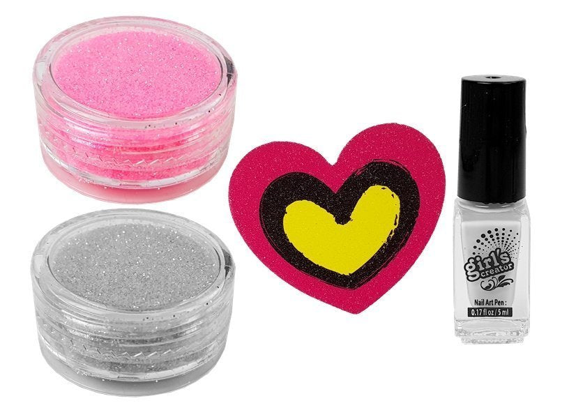 Nagellackset Glitter Nagellack Kosmetik Lacke Nagelschablonen Pfeile