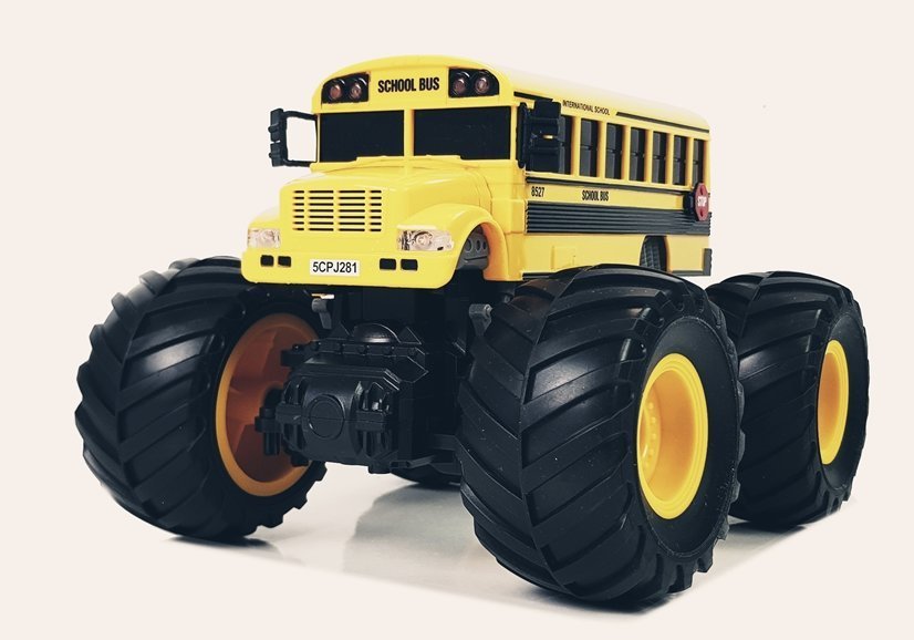 Schulbus Ferngesteuert Bus Monster Truck Sounds Geräusche Spielzeug